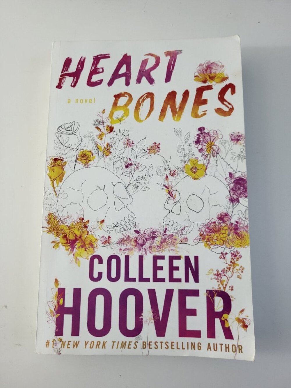 Heart Bones by Colleen Hoover Paperback Romance Novel